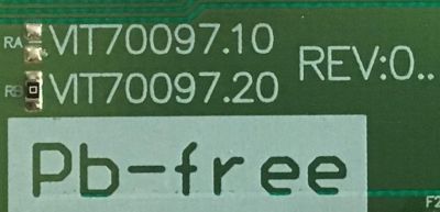 BACKLIGHT SHARP / 27-D054185 / VIT70097.10 / VIT70097.20 / PANEL V315B6-L03 REV.C1 / MODELO LC-32SV29U - Imagen 3