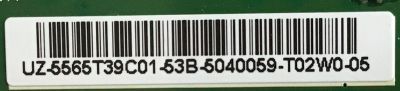 T-CON SONY / 55.65T39.C01 / T650QVN04.0 / CTRL BD - 65T39-C00 / 5565T39C01 / PANEL T650QVF06.2 / MODELO XBR-65X850C - Imagen 3