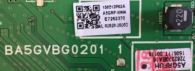 MAIN MAGNAVOX / A5GRFMMA-001 / BA5GVBG0201 1 / A5GRFUH / A5GRF-MMA / PANEL LC550DUY(SH)(A1) / MODELO 55ME345V/F7 DS2 - Imagen 2