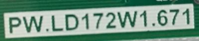 LED DRIVER VIZIO / 60101-03233 / PW.LD172W1-671 / 4300021744 / A19050199 / PANEL BOEI650WQ1_H / MODELO V656-G4 LHBFYVKV / M656-H4 LBPFB6 / M656-H4 LBPFB6KW - Imagen 3