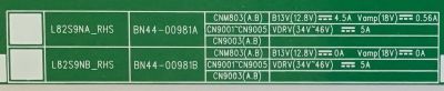 LED DRIVER SAMSUNG / BN44-00981A / L82S9NA_RHS / BN4400981A / PANEL CY-TR082FLLV1H / MODELOS QN82Q90 / QN82Q90RAFXZA FA01 / QN82Q90RAFXZA FC02 - Imagen 2