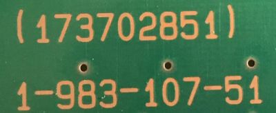 LED DRIVER PARA TV SONY BRAVIA / NUMERO DE PARTE A5000396A / 1-983-107-51 / A-500-0396-A 574 / A5000396A 574 / 173702851 / PANEL´S YD8F007DND01B / LSY550FF04-B01 / MODELO XBR-55X900F / XBR55X900F - Imagen 3