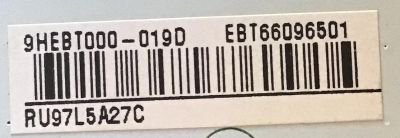 MAIN LG / EBT66096501 / EAX68382502(1.0) / PANEL NC650EQH-AAHH1 / DISPLAY LC650EQ3 (SM)(A1) / MODELOS 65SM8600PUA.BUSYLOR / 65SM8600PUA BUSYLJR - Imagen 2
