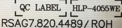 FUENTE DE PODER HISENSE / 156090 / RSAG7.820.4489/ROH / PANEL V500HK1-LS5 Rev.CB / MODELOS 50K316DW / 55T710DW - Imagen 2