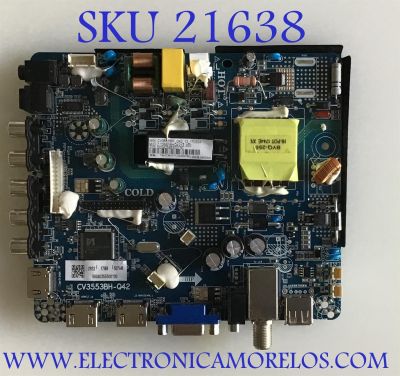 MAIN FUENTE (COMBO) FURRION / 5004035355300130 / CV3553BH-Q42 / 7AH13411 / 170324 / PANEL HK315LEDM-JH69H / MODELO FEHS32D9A