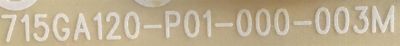 FUENTE DE PODER PARA TV VIZIO / NUMERO DE PARTE ADTVI1825AAT / 715GA120-P01-000-003M / (X)ADTVI1825AAT / PANEL TPT650UA-QVN07.U REV:S900C / DISPLAY T650QVN07.9 / MODELO M658-G1 M658-G1 LTMWYHKV / M658-G1 LTCWYHNV - Imagen 2