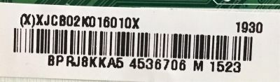 MAIN VIZIO / XJCB02K016 / 715GA475-M0B-B00-005G / (X)XJCB02K016010X / BPRJ8KKA5 / PANEL TPT580B5-U1T01.D REV:S01C / MODELO V585-G1 LTMHQRAV - Imagen 2