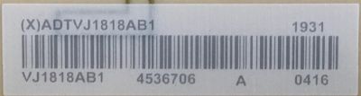 FUENTE DE PODER VIZIO / ADTVJ1818AB1 / 715G9208-P02-001-003S / (X)ADTVJ1818AB1 / PANEL TPT580B5-U1T01.D REV:S01C / MODELO V585-G1 LTMHQRAV / V585-G1 LTCHQRBW - Imagen 3