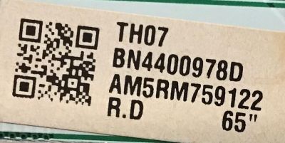 LED DRIVER PARA TV SAMSUNG QLED / NUMERO DE PARTE BN4400978D / L65S7ND_RHS / BN44-00978D / DISPLAY LSF650FF12-P01 / MODELOS QN65Q70RAFXZA AA03 / QN65Q70RAFXZA FA01 / QN65Q70RAFXZA FC02 / QN65Q7DRAFXZA FA01 / QN65Q7DRAFXZA FC02 / QN65Q7DRAFXZA AA03 - Imagen 4