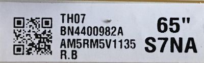 FUENTE DE PODER PARA TV SAMSUNG QLED / NUMERO DE PARTE BN4400982A / BN44-00982A / L65S7NA_RHS / DISPLAY LSF650FF12-P01 / MODELOS QN65Q70RAFXZA AA03 / QN65Q70RAFXZA FA01 / QN65Q70RAFXZA FC02 / QN65Q7DRAFXZA FA01 / QN65Q7DRAFXZA FC02 / QN65Q7DRAFXZA AA03 - Imagen 3