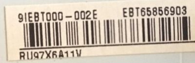 MAIN PARA TV LG OLED·4K·UHD / NUMERO DE PARTE EBT65856903 / EAX68303205(1.0) / 65856903 / EAX68303205 / PANEL AC550AQL-FMA1 / LE550AQD(EM)(A3) / DISPLAY LE550AQD (EM)(A3) / MODELOS OLED55C9AUA / OLED55C9AUA.DUSQLJR / OLED55C9AUA BUSYLJR - Imagen 2