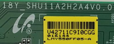T-CON PARA TV SONY BRAVIA / NUMERO DE PARTE LJ94-42711C / 1-001-063-11 / 18Y_SHU11A2H2A4V0.0 / 42711C / LMY550FF05-A / PANEL YD9F055DND01 / MODELO XBR-55X950G / XBR-55X950G - Imagen 2