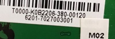 MAIN AOC / 6201-7027003001 / JC279XX61UA / 2202546301P / PANEL M270H1-L01 Rev.C3 / MODELO LC27H060 - Imagen 3