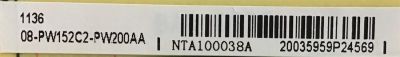 FUENTE DE PODER TCL / 08-PW152C2-PW200AA / 40-P152C0-PWG1XG / PW152C0 / MODELO L32HDF11TA TKAA - Imagen 2