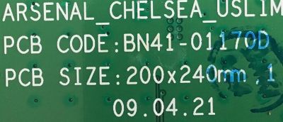 MAIN SAMSUNG / BN94-02661K / BN41-01170D / BN97-03205B / SUSTITUTAS BN94-02640A / BN94-02640B / BN94-02640M / BN94-02640C / BN94-02640D / PANEL LTF550HH03 / MODELO UN55B800FXZA - Imagen 2