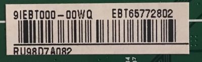 MAIN LG / EBT65772802 / EAX68253604 (1.0) / PANEL NC650DQG-ABHX1 / MODELO 65UM7300PUA.BUSGDKR / 65UM7300PUA.BUSGDJR / 65UM7300PUA.BUSGDOR - Imagen 3
