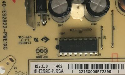 FUENTE DE PODER TCL / 81-ES282C3-PL220AA / 40-ES2822-PWE1XG / ES282C2 / PANEL LVW320NDCL / MODELO LE32HDF3010TATDAA - Imagen 2