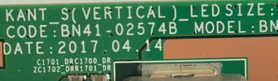 MAIN SAMSUNG / BN94-12232B / BN41-02574B / PANEL CY-HM028AGEV1H / MODELO UN28M4500AFXZA BB02 - Imagen 3