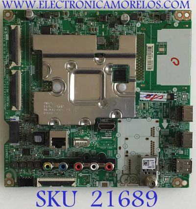 MAIN PARA TV LG 4K·UHD·HDR SMART TV / NUMERO DE PARTE EBT66165504 / EAX68253604 / EAX68253605 / 66165504 / EAX68253604(1.0) / EAX68253605(1.1) / PANEL NC650DQG-AAGX5 / DISPLAY LC650DQJ (SM)(A1) / MODELO 65UM6900PUA / 65UM6900PUA.BUSYLKR