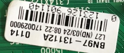 MAIN SAMSUNG / BN94-12155A / BN41-02415C / BN97-13112A / PANEL HH028AGE-R1 / MODELO UN28H4000BFXZA XA02 - Imagen 2