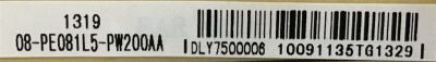 FUENTE DE PODER / 9KT08PE081L5PW / 40-E081L5-PWC1XG / 08-PE081L5-PW200AA / PANEL LVW320AUDX E1 V1 / MODELO LC-32LE450U - Imagen 2