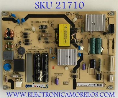 FUENTE DE PODER / 9KT08PE081L5PW / 40-E081L5-PWC1XG / 08-PE081L5-PW200AA / PANEL LVW320AUDX E1 V1 / MODELO LC-32LE450U