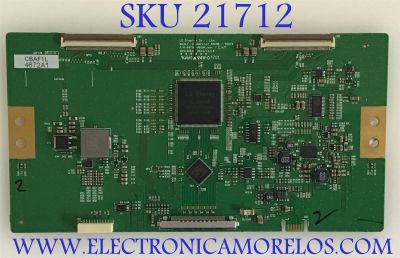 T-CON LG / 6871L-4672A / 6870C-0659A / 4672A / PANEL LD490DNUN (TH)(C2) / MODELO 49VL5B-B.AUSDLJM
