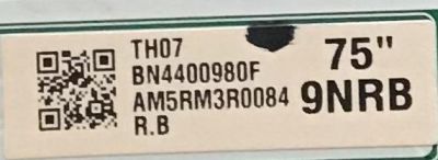 LED DRIVER SAMSUNG / BN44-00980F / L75S9NRB RHS / PANEL CY-TR075FLAV1H / MODELOS QN75Q90RAFXZA AA01 / QN75Q90RAFXZA FA02 - Imagen 2