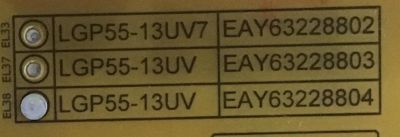FUENTE DE PODER LG / EAY63228804 / LGP55-13UV / KB-3151C / PANEL LD490DUN (TH)(C2) / MODELO 49VL5B-BC AUSDLJM - Imagen 3