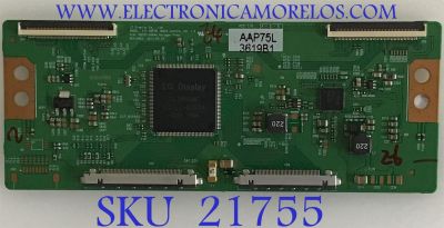 T-CON LG / 6871L-3619B / 6870C-0484A / 3619B / SUSTITUTAS 6871L-3610B / 6871L-3619C / 6871L-3548A / 6871L-3736A / PANEL LC650DUF (FG)(A2) / MODELOS 65LB6300-UE.BUSWLJR / 65LY540S-UA AUSWLJR