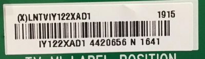 LED DRIVER PARA TV VIZIO / NUMERO DE PARTE LNTVIY122XAD1 / 715GA201-P01-005G / 715GA201-P02-005G / IY122XAD1 / PANEL T650QVF09.3 / MODELOS P659-G1 / P659-G1 LTMAYNKV / P659-G1 LTYAYNOW / P659-G1 LTYAYNOV / P659-G1 LTCAYNMV      - Imagen 2
