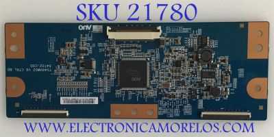 T-CON SAMSUNG / BN81-06715A / T546HW02 / 55.54T02.C15 / 54T02-C0D / 5554T02C15 / PANEL'S LD550CGB-A2 / T546HW02 V.7 / MODELOS UN55D6003SFXZA / UN55D6005SFXZA