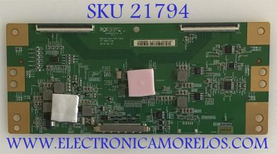 T-CON PARA TV SONY BRAVIA / NUMERO DE PARTE 44-9771422O / 47-6021248 / HV650QUBN9K / 44-97714220 / 65UHD GOA / 1-001-507-11 / 44-97714220 / B090004AA7021-02 / PANEL'S YM9G065CNO01 / YM9F065CNO01 / DISPLAY HV650QUB-N9K / MODELO XBR-65X800G / XBR65X800G