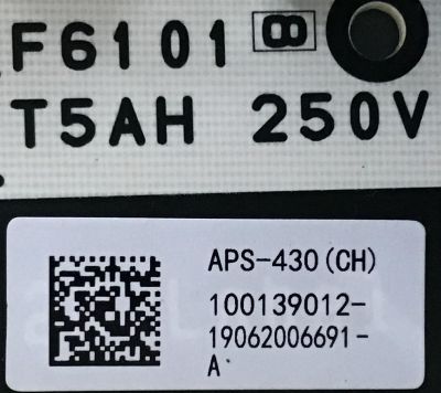 FUENTE DE PODER PARA TV SONY BRAVIA / NUMERO DE PARTE 100139012 / 100135511 / APS-430(CH) / APS-430 / 1-001-390-12 / PARTES SUSTITUTAS 100139011 / 100139013 / PANEL YM9F065CNO01 / DISPLAY HV650QUB-N9K / MODELO XBR-65X800G / XBR65X800G - Imagen 2