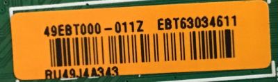 KIT DE TARJETAS  LG / MAIN EBT63034611 / EAX65614404(1.0) / FUENTE EAY63072101 / LGP55-14PL2 / T-CON 6871L-3653B / 6870C-0471D / PANEL LC550DUE (FG)(A6) / MODELO 55LB5550-UY.BUSWLJR - Imagen 3