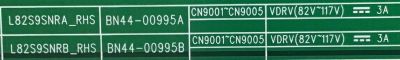 LED DRIVER SAMSUNG / BN44-00995A / L82S9SNRA _ RHS / BN4400995A / PANEL CY-TR082JLLV1H / MODELO QN82Q900RBFXZA FA01 / QN82Q900RBFXZA FD02 - Imagen 2