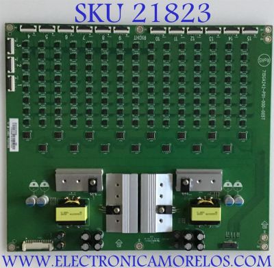 LED DRIVER VIZIO / LNTVIT12ZAAB4 / 715GA242-P01-000-005T / (X)LNTVIT12ZAAB4 / PANEL T750QVF04.2 / MODELOS PX75-G1 LTYAYWMV / PX75-G1 LTMAYWLV / PX75-G1 LTMAYWMV