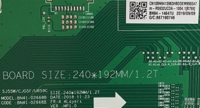 MAIN MONITOR SAMSUNG / BN94-14647U / BN41-02668B / BN9413963H / PANEL CY-PR315HGLV1F / MODELOS LU32R590CWNXZA FB01 / LU32R590CWNXZA FB02 - Imagen 2