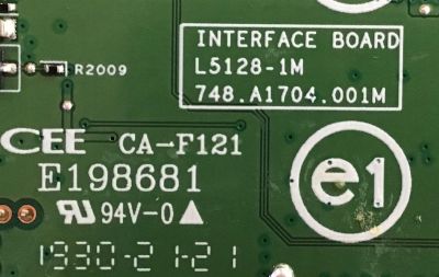 MAIN DELL / L5128-1M / 748.A1704.001M / PANEL / LTM270DL11 / MODELO U2717DT - Imagen 3