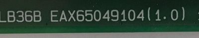 MAIN PARA TV LG / NUMERO DE PARTE 62007603 / EBR62007603 / EAX65049104 / EAX65049104(1.0) / PANEL´S HC390DUN-VCFP1-21XX / T390HVN02.2 / MODELOS 39LN5300-UB /39LN5300-UB.AWMJLJM / 39LN5300-UB.AUSDLJM - Imagen 2