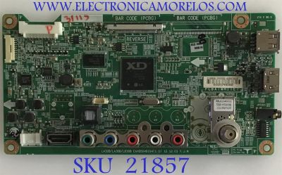 MAIN PARA TV LG / NUMERO DE PARTE 62007603 / EBR62007603 / EAX65049104 / EAX65049104(1.0) / PANEL´S HC390DUN-VCFP1-21XX / T390HVN02.2 / MODELOS 39LN5300-UB /39LN5300-UB.AWMJLJM / 39LN5300-UB.AUSDLJM