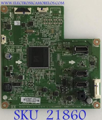 MAIN MONITOR LG / EAX66897701 / EAX66897701(1.7) / NP90X108E6 / PANEL LM270WR3 (SP)(A1) / MODELO 27UD58-BA.AUSLQPN