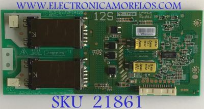 BACKLIGHT INVERTER SANYO / 6632L-0561A / KLS-EE32PIH12S / PANEL LC320WXN-SBG2 / MODELO DP32649 P32649-04