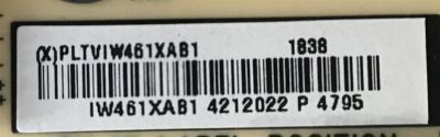 FUENTE DE PODER VIZIO / PLTVIW461XAB1 / 715G8967-P01-005-003M / (X)PLTVIW461XAB1 / PANEL TPT550F2-PU2L02.Q REV:S02A / MODELOS D55X-G1 LTMDXWAU / D55X-G1 LTMWWUMV - Imagen 3