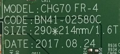 MAIN PARA MONITOR SAMSUNG / NUMERO DE PARTE BN91-18910C / BN41-02580C / BN9118910C / PANEL CY-PM490LSLV1F / MODELOS LC49HG90DMNXZA FB02 / LC49RG90SSNXZA FB02 / LC49G97TSSNXDC CA02 - Imagen 2