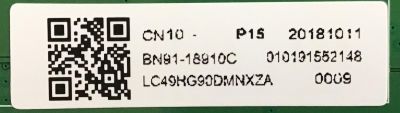 MAIN PARA MONITOR SAMSUNG / NUMERO DE PARTE BN91-18910C / BN41-02580C / BN9118910C / PANEL CY-PM490LSLV1F / MODELOS LC49HG90DMNXZA FB02 / LC49RG90SSNXZA FB02 / LC49G97TSSNXDC CA02 - Imagen 3