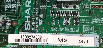 MAIN PARA MONITOR SHARP / QPWBX1197MPP1 / TGVP44-02-005-026 / 2431844B / MODELO PN-E703 - Imagen 4