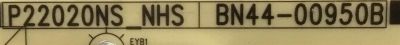 FUENTE DE PODER SAMSUNG / BN44-00950B / P22020NS_NHS / P22020NS / PANEL CY-PN430LNLV1F / MODELO LC43J890DKNXZA FB02 - Imagen 3