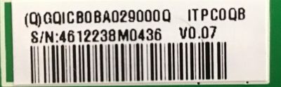 MAIN ACER / GQICB0BA029 / 715G8019-M0E-003-005Y / (Q)GQICB0BA029000Q / PANEL TPM315WQ1 -DVR01-A REV:000A / MODELO XZ321QU - Imagen 2