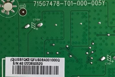USB BOARD ACER / USBFQK2 / 715G7478-T01-000-005Y / QFUS0BA001000Q / PANEL TPM315WQ1 -DVR01-A REV:000A / MODELO XZ321QU - Imagen 2